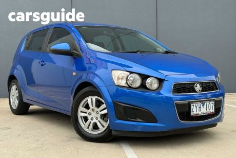 Blue 2013 Holden Barina Hatchback CD