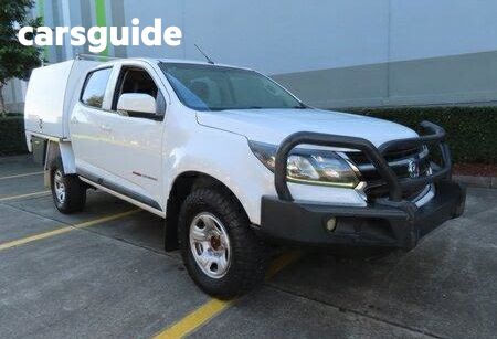 White 2019 Holden Colorado Crew Cab Chassis LS (4X4)