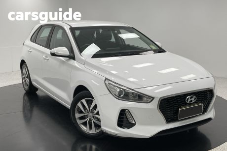White 2019 Hyundai I30 Hatch Active