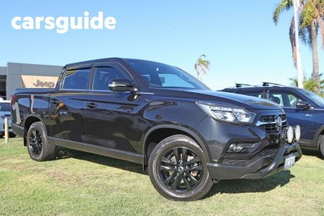 Black 2020 Ssangyong Musso Dual Cab Utility Ultimate