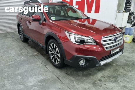 Red 2016 Subaru Outback Wagon 5 GEN 2.0D Premium Wagon 5dr Lineartronic 7sp AWD 2.0DT