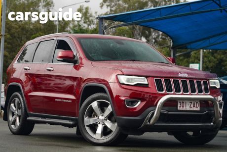 Red 2013 Jeep Grand Cherokee Wagon Limited (4X4)