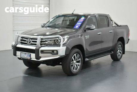 Grey 2016 Toyota Hilux Dual Cab Chassis SR (4X4)