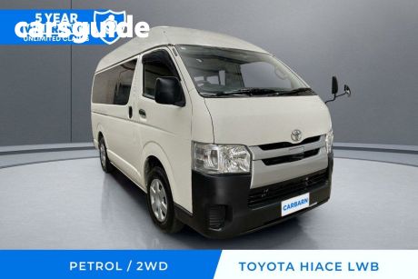White 2018 Toyota HiAce Commercial