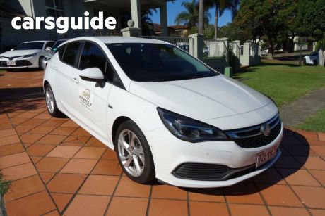 White 2018 Holden Astra Hatch BK RS MY18.5 1.6 Ltr Turbo Petrol 6 Speed Sports Auto Hatch