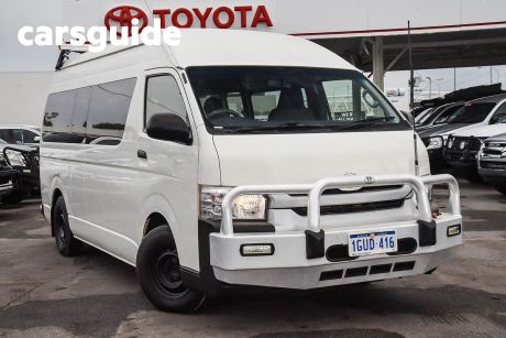 White 2019 Toyota HiAce Bus Commuter