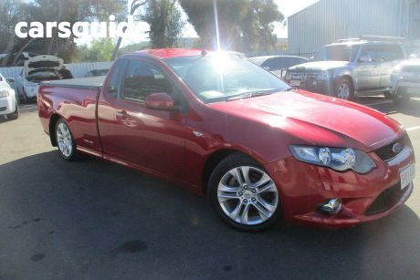Red 2008 Ford Falcon Utility XR6