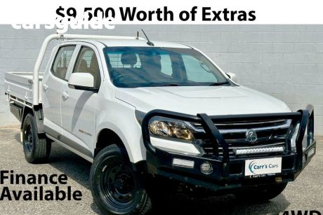 White 2019 Holden Colorado Crew Cab Chassis LS (4X4) (5YR)
