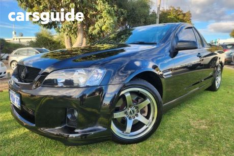 Black 2008 Holden Commodore Utility SS