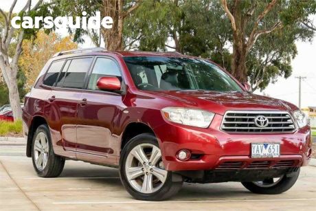 Red 2008 Toyota Kluger Wagon KX-S (4X4)