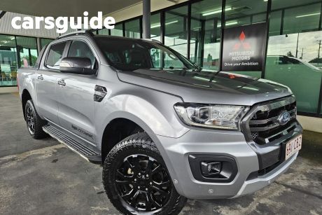 Silver 2021 Ford Ranger Double Cab Pick Up Wildtrak 3.2 (4X4)