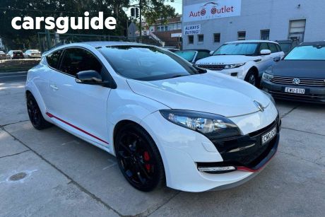 White 2013 Renault Megane Coupe RS 265 Trophy