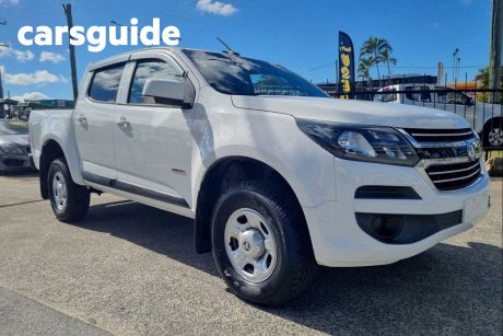 White 2018 Holden Colorado Crew Cab Chassis LS (4X2)