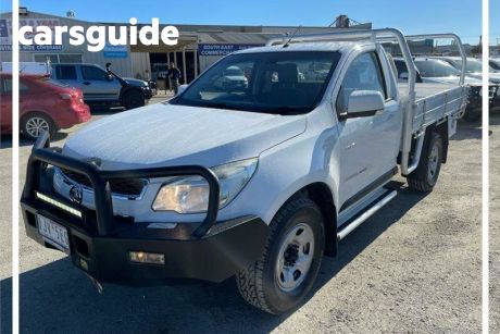 White 2013 Holden Colorado Cab Chassis DX (4X4)