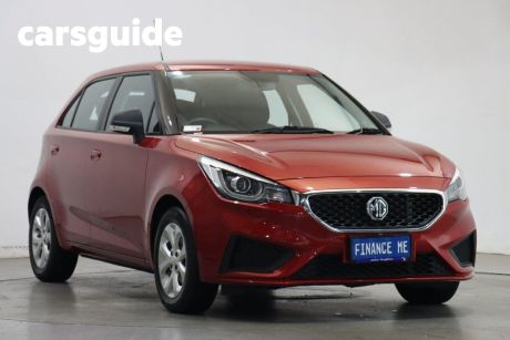 Red 2021 MG MG3 Auto Hatchback Core (with Navigation)