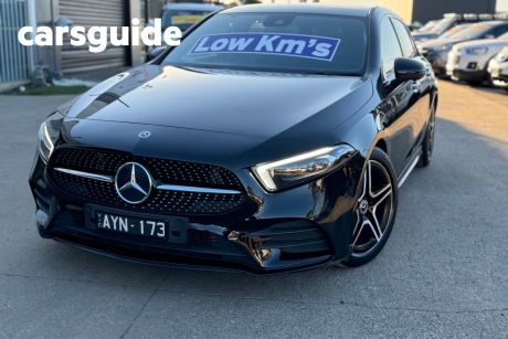Black 2019 Mercedes-Benz A250 Hatchback 4Matic AMG Line