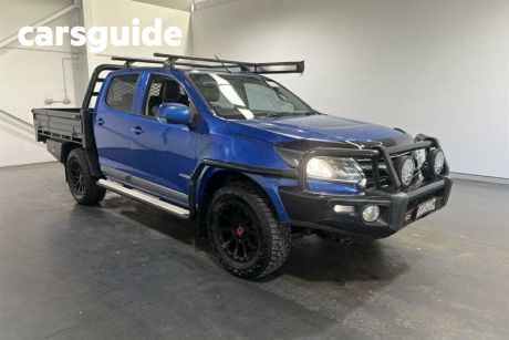 Blue 2018 Holden Colorado Crew Cab Chassis LS (4X4)