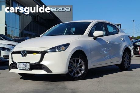 White 2023 Mazda Mazda2 Sedan G15 Pure
