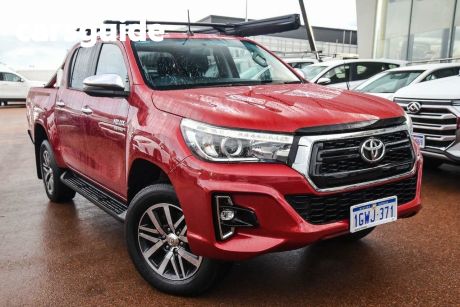 Red 2019 Toyota Hilux Double Cab Pick Up SR5 (4X4)
