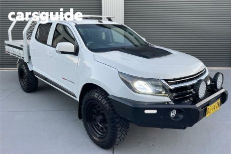 White 2018 Holden Colorado Crew Cab Chassis LS (4X4)