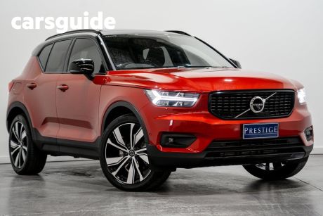 Red 2021 Volvo XC40 Wagon Recharge Phev (fwd)