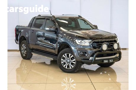 Grey 2019 Ford Ranger Double Cab Pick Up Wildtrak 2.0 (4X4)