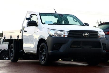 White 2020 Toyota Hilux Double Cab Pick Up Workmate