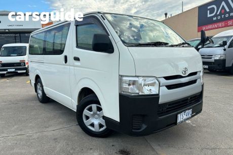 White 2021 Toyota HiAce Commercial MY15 5 DOOR, 4 CYLINDERS, 3.0L TURBO DIESEL