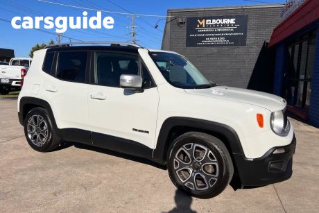 White 2015 Jeep Renegade Wagon Limited