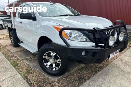 White 2012 Mazda BT-50 Freestyle Cab Chassis XT (4X2)