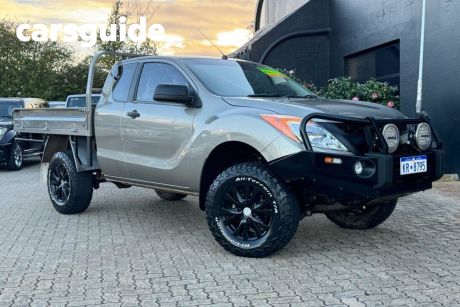 Brown 2012 Mazda BT-50 Ute Tray UR XT Cab Chassis Freestyle 4dr Man 6sp 4x4 3.2DT Sep
