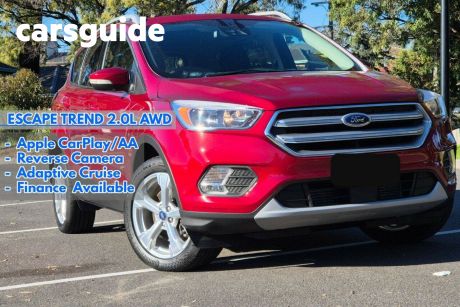 Red 2016 Ford Escape Wagon Trend (awd)
