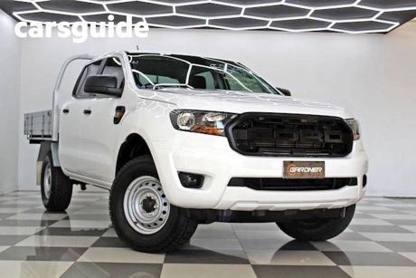 White 2020 Ford Ranger Double Cab Chassis XL 2.2 HI-Rider (4X2)