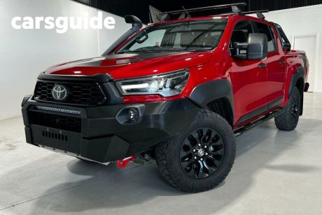 Black 2021 Toyota Hilux Double Cab Pick Up Rugged X (4X4)