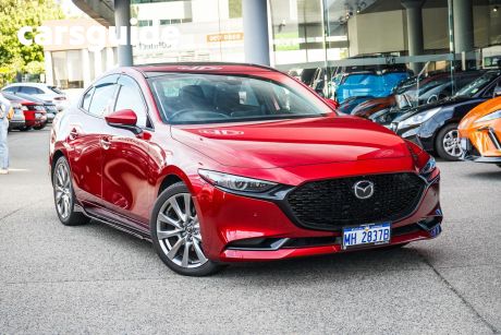 Red 2020 Mazda 3 Sedan G25 Astina