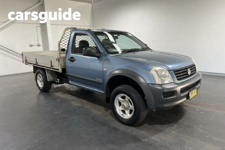 Blue 2004 Holden Rodeo Cab Chassis LX