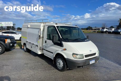 White 2003 Ford Transit Cab Chassis
