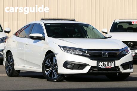 White 2017 Honda Civic Sedan VTI-LX