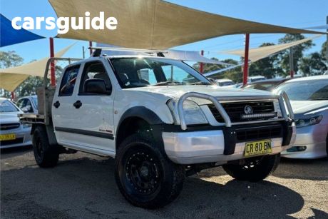 White 2006 Holden Rodeo Cab Chassis LX (4X4)