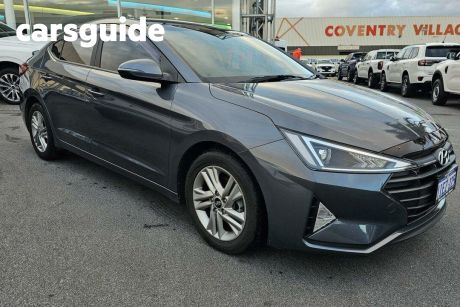 Grey 2019 Hyundai Elantra Sedan Active