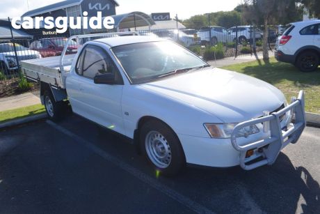 White 2004 Holden Commodore Cab Chassis ONE Tonner