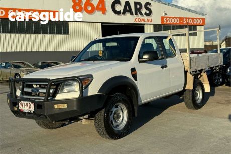 White 2011 Ford Ranger Super Cab Chassis XL (4X4)