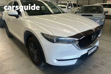 White 2019 Mazda CX-5 Wagon Maxx Sport (4X4)