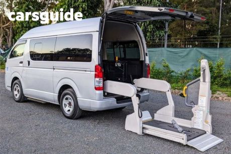 Silver 2015 Toyota HiAce Commercial VAN PEOPLE MOVER WELCAB