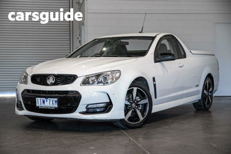 White 2016 Holden UTE Utility SV6 Black Edition