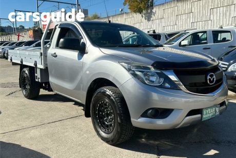 Silver 2016 Mazda BT-50 Cab Chassis XT (4X2)
