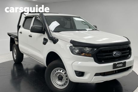 White 2021 Ford Ranger Double Cab Chassis XL 2.0 (4X4)