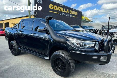Black 2019 Toyota Hilux Ute Tray SR5 Double Cab