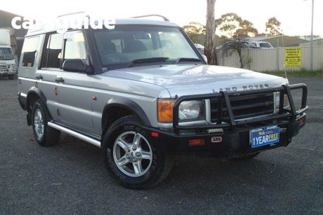 Silver 2002 Land Rover Discovery Wagon
