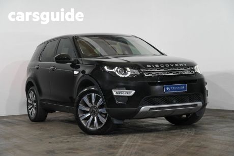 Black 2019 Land Rover Discovery Sport Wagon TD4 (132KW) HSE Luxury AWD